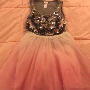 🤩Pink glitter JUSTICE dress🤩